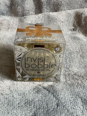 invisibobble Original Traceless Hair Ring - Clear with Gold Accents